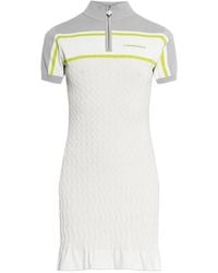 CASABLANCA - Short Zip-Up Dress - Lyst