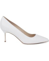 Manolo Blahnik - 90Mm Leather Pumps - Lyst
