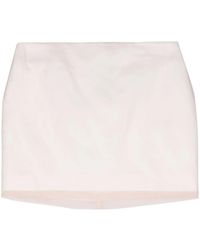 Sportmax - Double-Layer Silk Miniskirt - Lyst