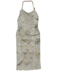 Ziggy Chen - Graphic-Print Pouch-Pocket Apron - Lyst
