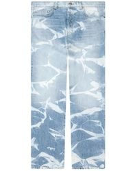 NAHMIAS - Bleach-Dye Five-Pocket Jeans - Lyst