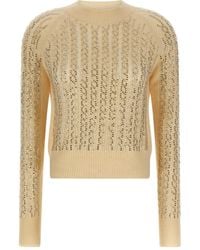 Ermanno Scervino - Baguette Studded Sweater Sweaters And Cardigans - Lyst