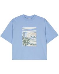 Woolrich - Graphic-print Cotton T-shirt - Lyst