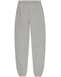The Attico - Logo-Embroidered Elasticated-Cuff Track Pants - Lyst