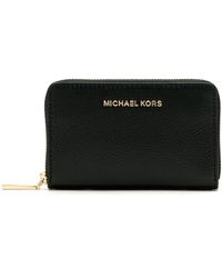 Michael Kors - Pebble-leather Zip-around Wallet - Lyst