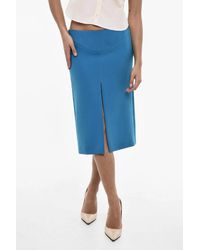DSquared² - Front-Slit Midi Skirt - Lyst