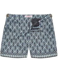 Orlebar Brown - Bulldog Passetto Geometric-Print Swim Shorts - Lyst