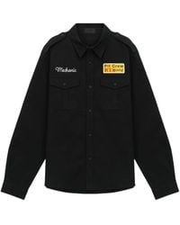 RTA - Lionel Embroidered Shirt - Lyst