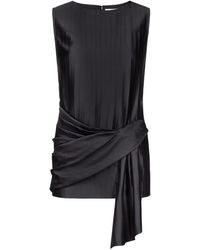 Loulou de Saison - Fonda Striped Draped Top - Lyst
