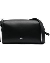 A.P.C. - Nino Faux-leather Messenger Bag - Lyst