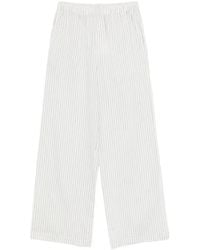 Rohe - Stripe-Pattern Trousers - Lyst