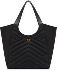 Pinko - Quilted Tote Bag - Lyst