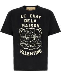 Valentino Garavani - Le Chat De La Maison-Print T-Shirt - Lyst