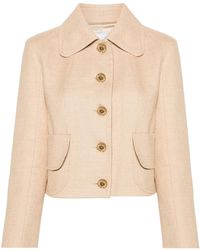 Patou - クロップド ツイードジャケット - Lyst
