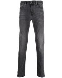 DIESEL Skinny Coated Jeans in Black for Men | Lyst