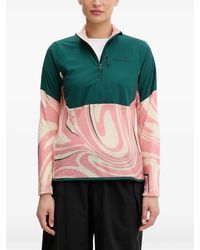 Peak Performance - Freelight Aop Abstract-Print Panelled Sweatshirt - Lyst