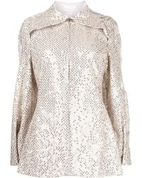 Saiid Kobeisy - Floral-Embroidered Sequin-Embellished Jacket - Lyst