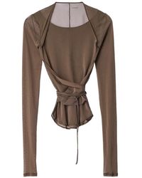 Lemaire - Ballerina Wrap Top - Lyst