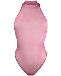 Bordelle - Melusina High Neck Mesh Body - Lyst