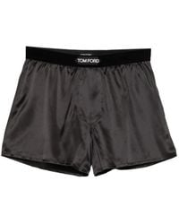 Tom Ford - Boxershorts Met Logo-Patch - Lyst
