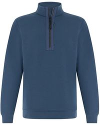 BOGGI - Half-Zip Scuba Sweatshirt - Lyst
