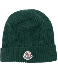 Moncler - ロゴパッチ ビーニー - Lyst