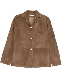 The Row - Janine Suede Jacket - Lyst