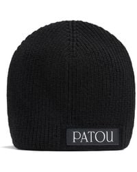 Patou - Wool Logo Beanie - Lyst
