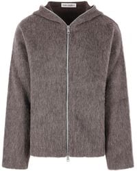 Our Legacy - Hooded Zipped Cardigan - Lyst