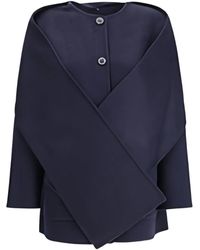 The Dynamis Studio - Scarf-Detail Jacket - Lyst
