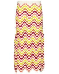 Escvdo - Abanico Crochet Safi Skirt - Lyst