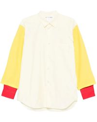 Comme des Garçons - Colour-Block Long-Sleeved Shirt - Lyst