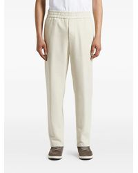 Peserico - Elasticated-Waist Logo Track Pants - Lyst