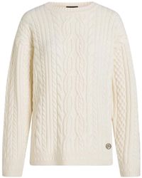 KARL LAGERFELD - Chunky Cable-Knit Sweater - Lyst