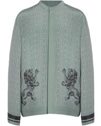 Domaine Des Artistes - Camicia A Maniche Lunghe Con Stampa Leone - Lyst
