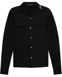 Amiri - Hemd Mit Logo-Stickerei - Lyst