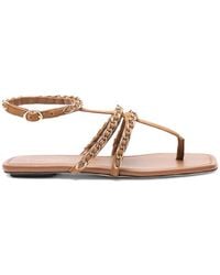Stuart Weitzman - Soluxe Crystal Sandals - Lyst