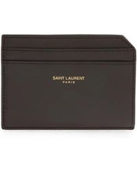 Saint Laurent - Open Card Case - Lyst