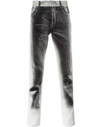 mens black moschino jeans