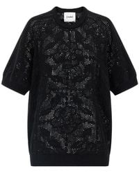 Nude - Openwork Cotton Sweater - Lyst