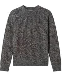 Calvin Klein - Pullover Mit Logo-Patch - Lyst