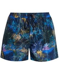 Paul Smith - Short De Bain Imprimé À Lien De Resserrage - Lyst
