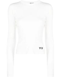 Y-3 - Logo Organic Cotton T-shirt - Lyst