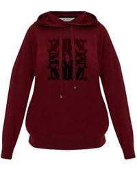 Max Mara - Logo-Detail Hooded Sweater - Lyst