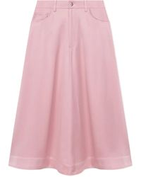 Nanushka - Cintia Midi Skirt - Lyst