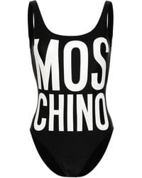 Moschino - Logo-print One-piece Swimsuit - Lyst