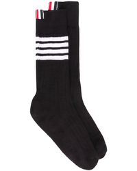 Thom Browne - 4-bar Mid-calf Socks - Lyst