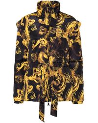 Versace - Barocco-print Down Jacket - Lyst