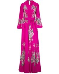 Etro - ベルテッド ペイズリー マキシドレス - Lyst