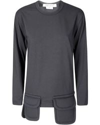 Comme des Garçons - Pocket-Detail Long-Sleeve T-Shirt - Lyst